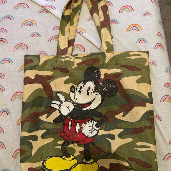 Camouflage Mickey Mouse Tote Bag - Picture 2 of 3